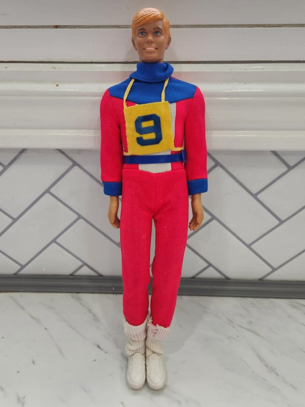 Vintage 1975 Gold Medal Ken Skier #7261 Mattel 1968 Taiwan Collector Doll